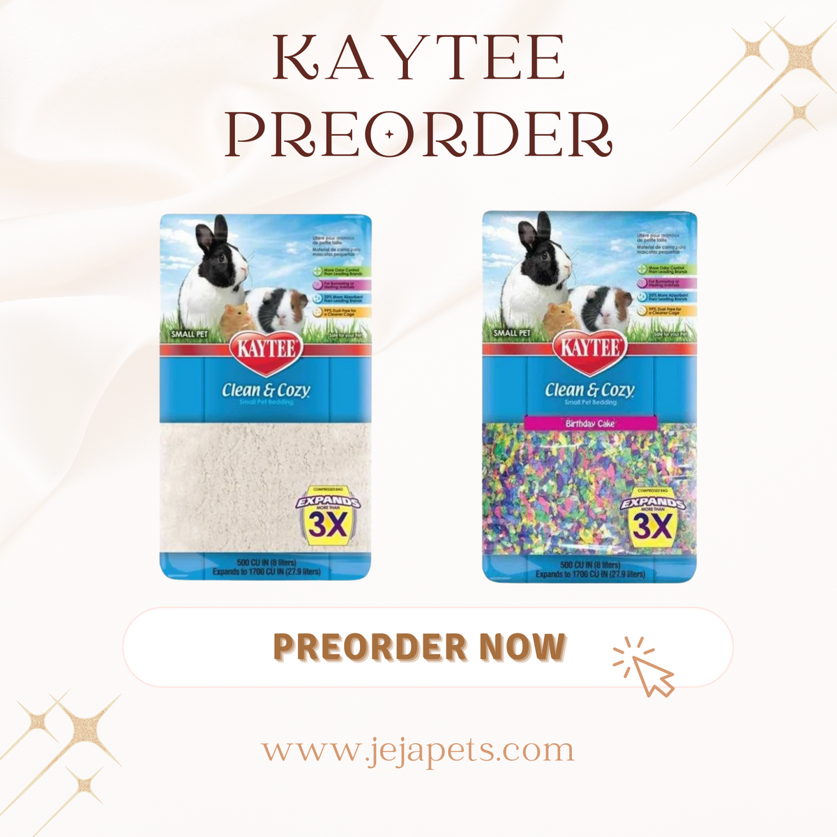 Kaytee clean and cozy birthday cake deals