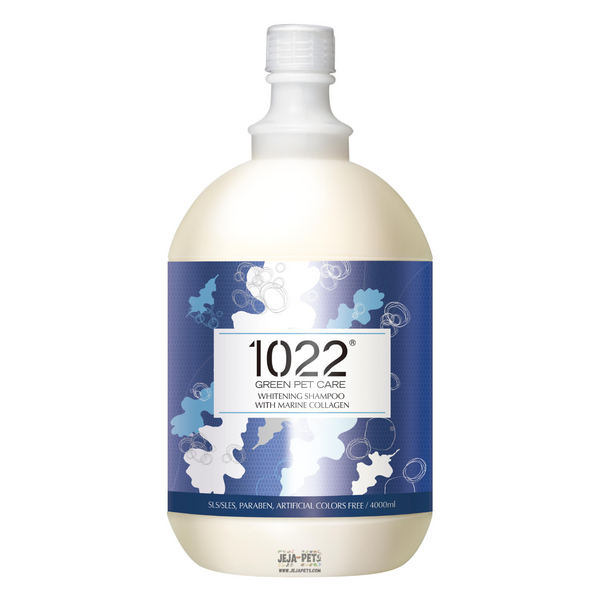 1022 Green Pet Care Whitening Shampoo for Dogs - 310ml / 4L