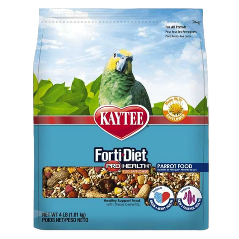 [DISCONTINUED] Kaytee Forti-Diet Pro Health with Safflower Parrot Food - 1.81kg