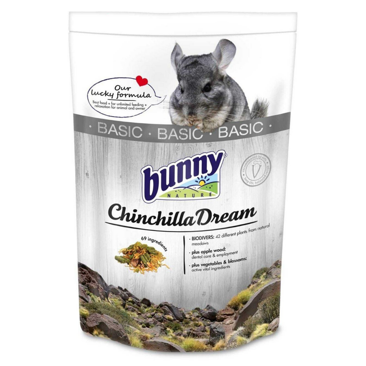 Bunny Nature Chinchilla Dream Basic - 600g / 1.2kg