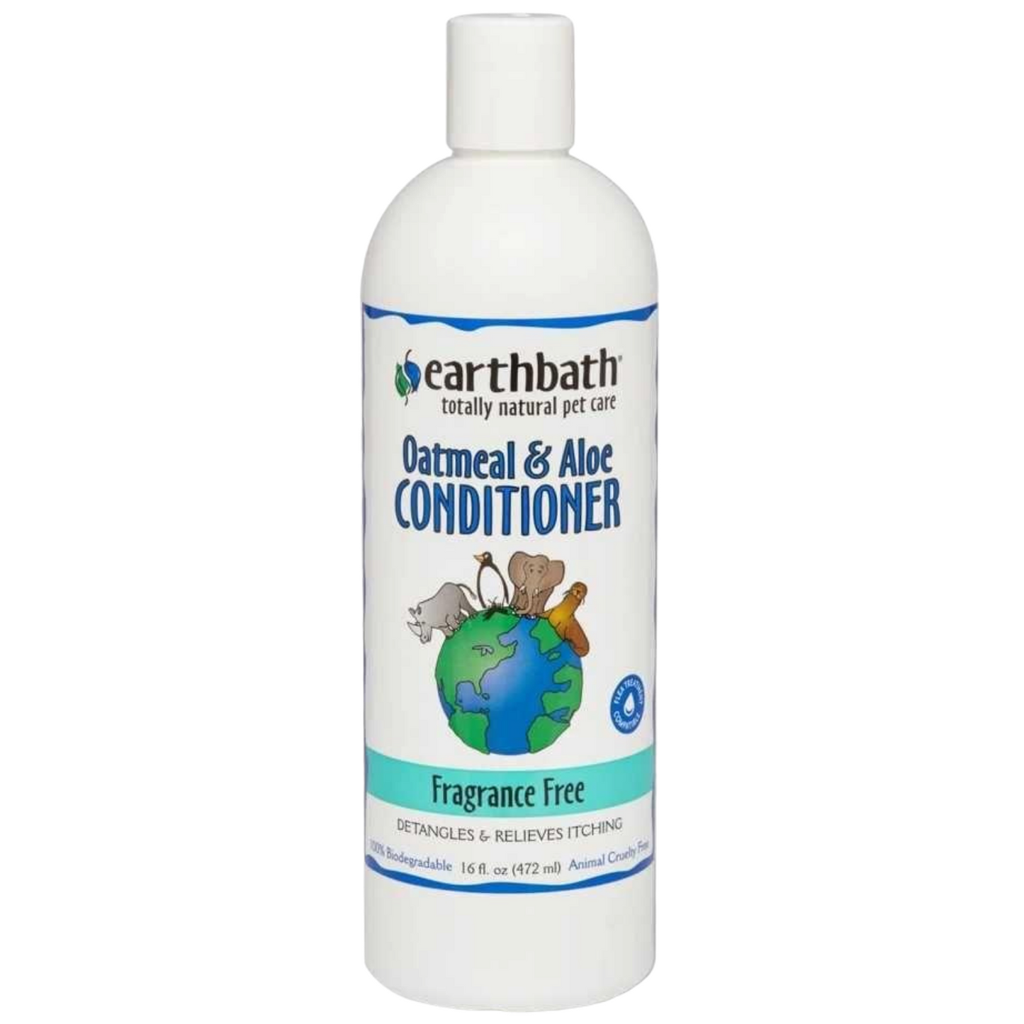 Earthbath Oatmeal & Aloe Conditioner (Fragrance Free) - 472ml / 3785ml