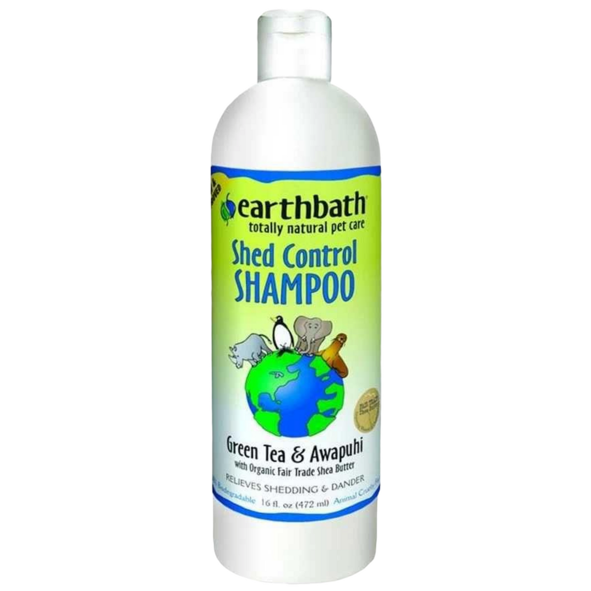 Earthbath Shed Control Shampoo (Green Tea & Awapuhi) - 472ml / 3785ml