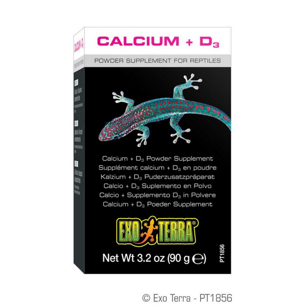 Exo Terra Calcium with D3 Supplement Powder