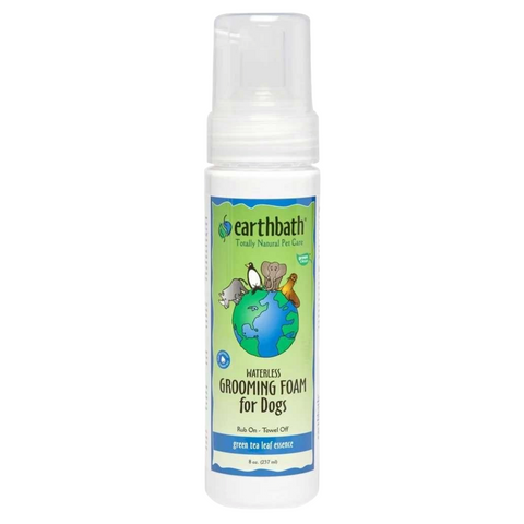 Earthbath Grooming Foam for Dogs (Green Tea Leaf Essence) - 237ml