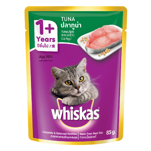 Whiskas Pouch Tuna Cat Wet Food - 80g