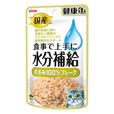 Aixia Kenko Pouch Water Supplement Chicken Fillet Flake - 40g