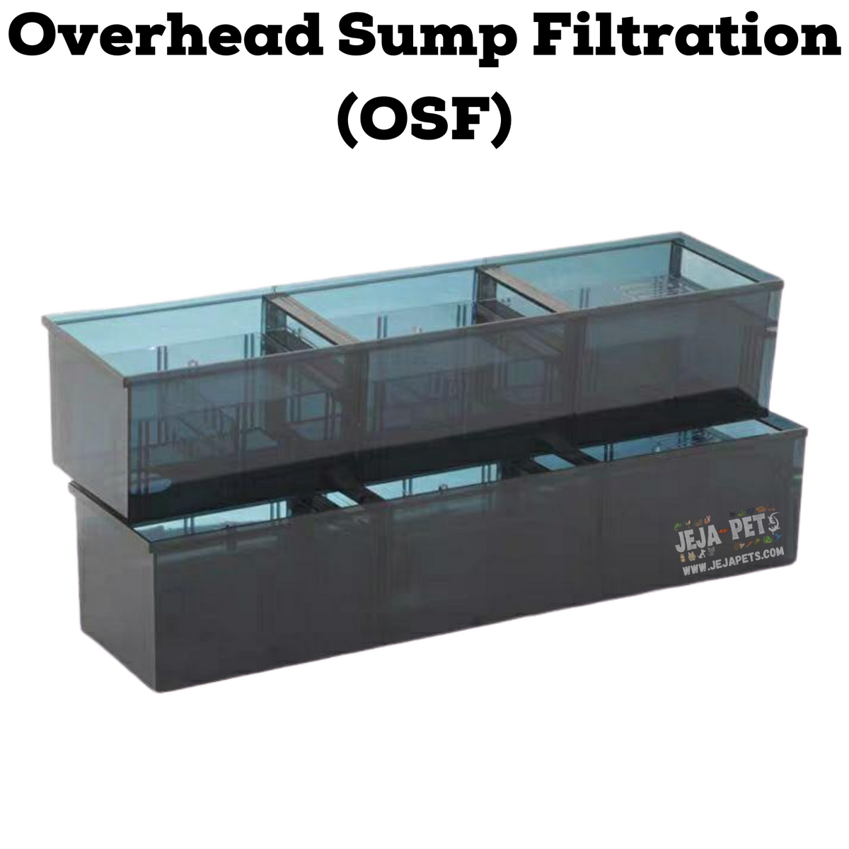 Overhead aquarium filter outlet