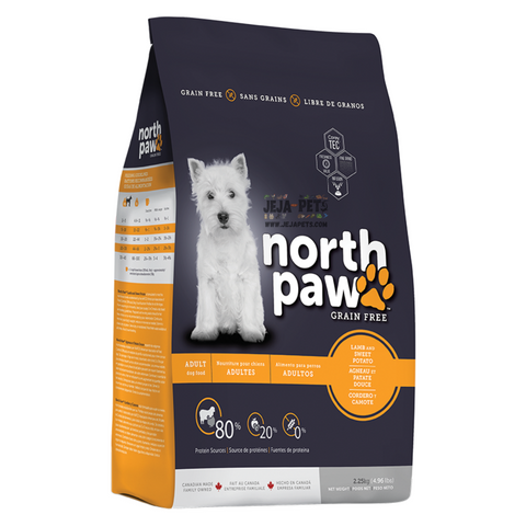 [DISCONTINUED] North Paw Lamb & Sweet Potato (Lamb & Turkey Dog Food) - 2.25kg / 11.39kg