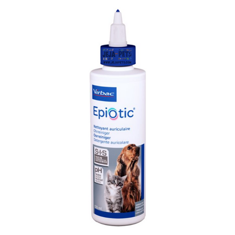 Virbac Epiotic Ear Cleanser for Dogs and Cats - 125ml