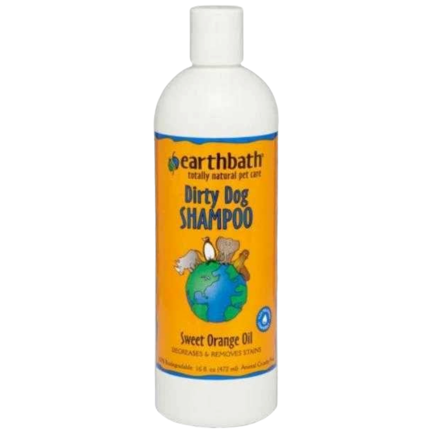 Earthbath Dirty Dog Shampoo (Sweet Orange Oil) - 472ml / 3785ml
