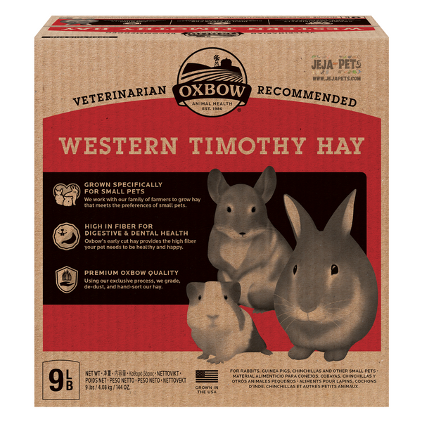 Oxbow Western Timothy Hay - 425.25g / 1.13kg / 4.08kg