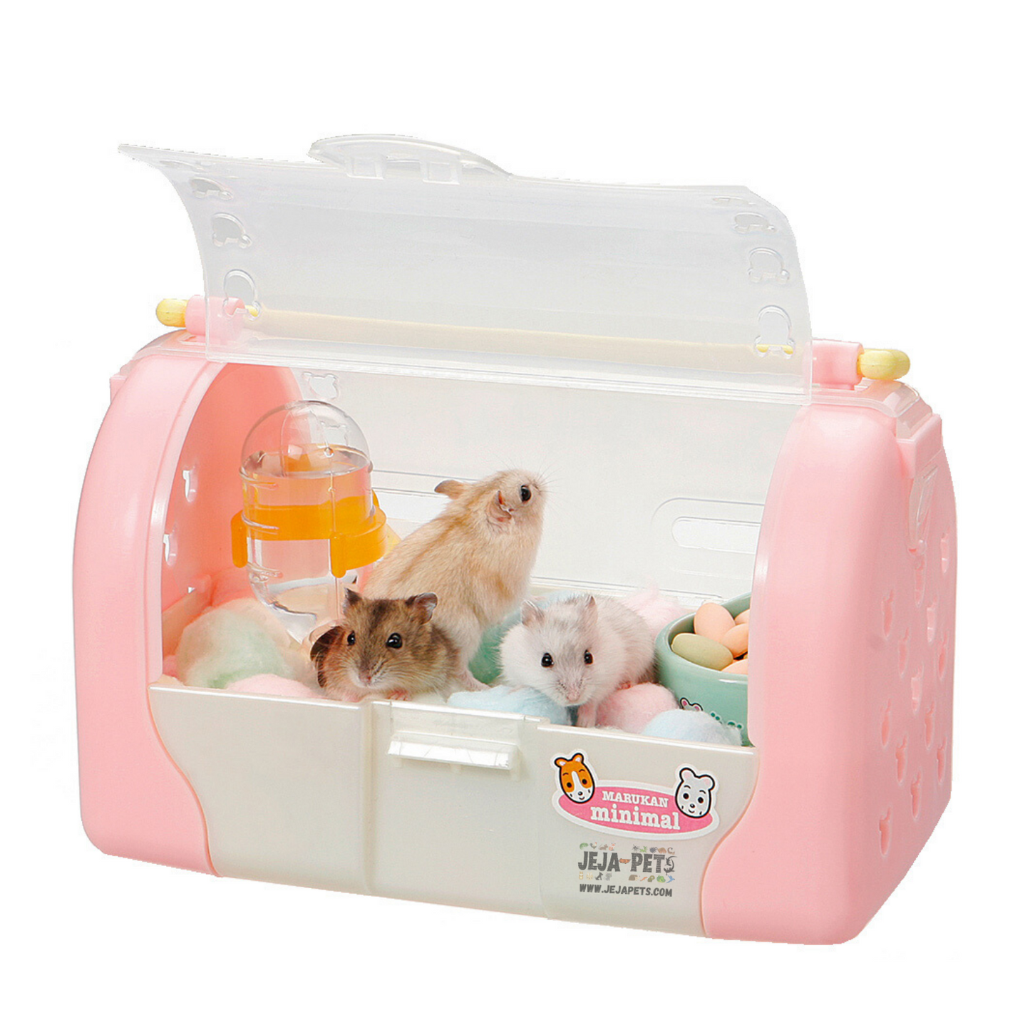 Marukan HamHam Hamster Carrier - 23 x 12.5 x 15.5 cm
