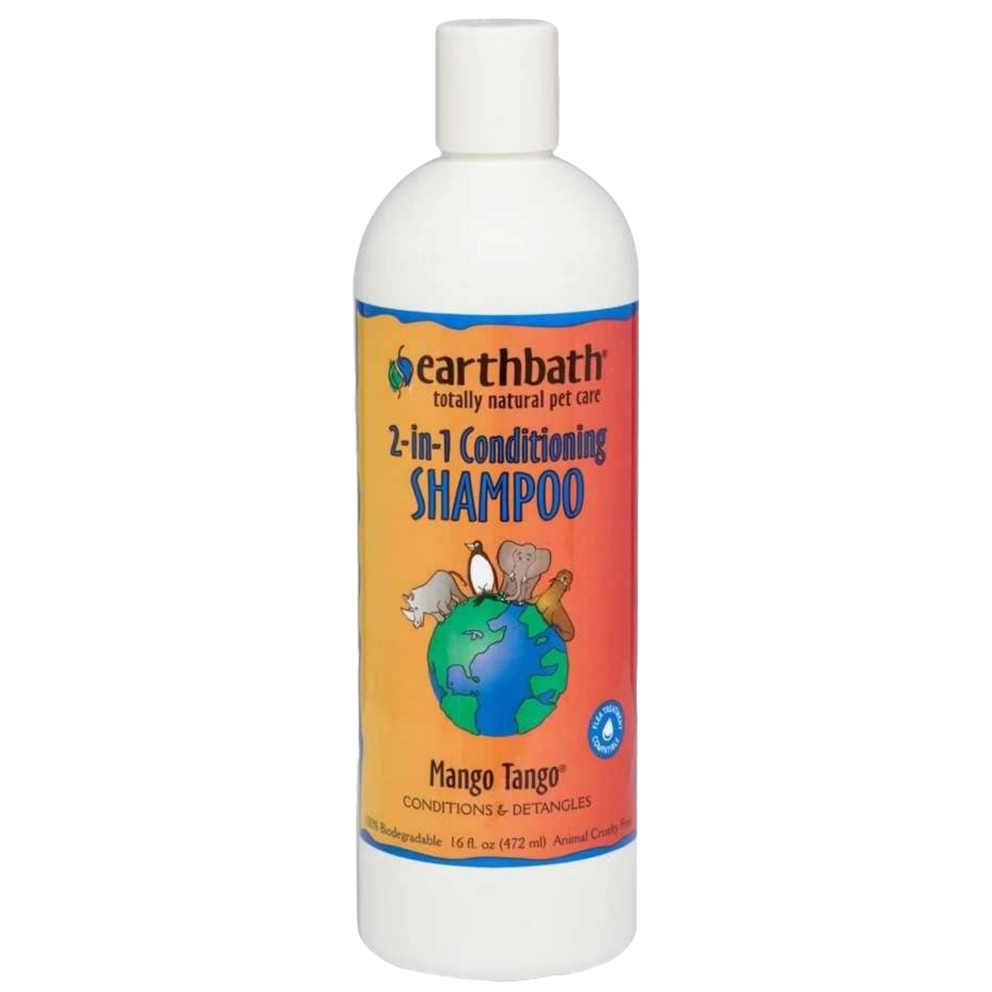 Earthbath 2-in-1 Conditioning Shampoo (Mango Tango) - 472ml / 3785ml
