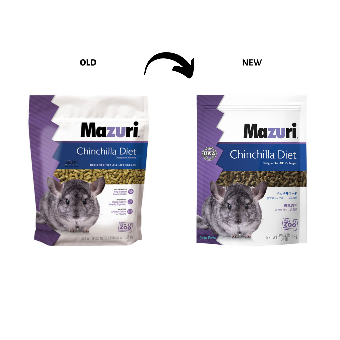 Mazuri Chinchilla Diet - 1kg / 11.34kg