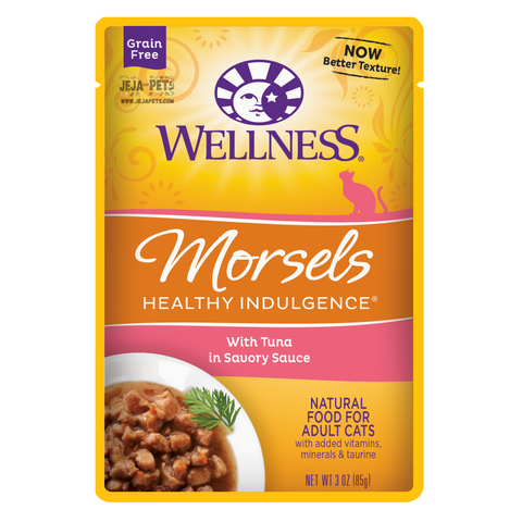 Wellness Healthy Indulgence Morsels (Tuna) Cat Food - 85g