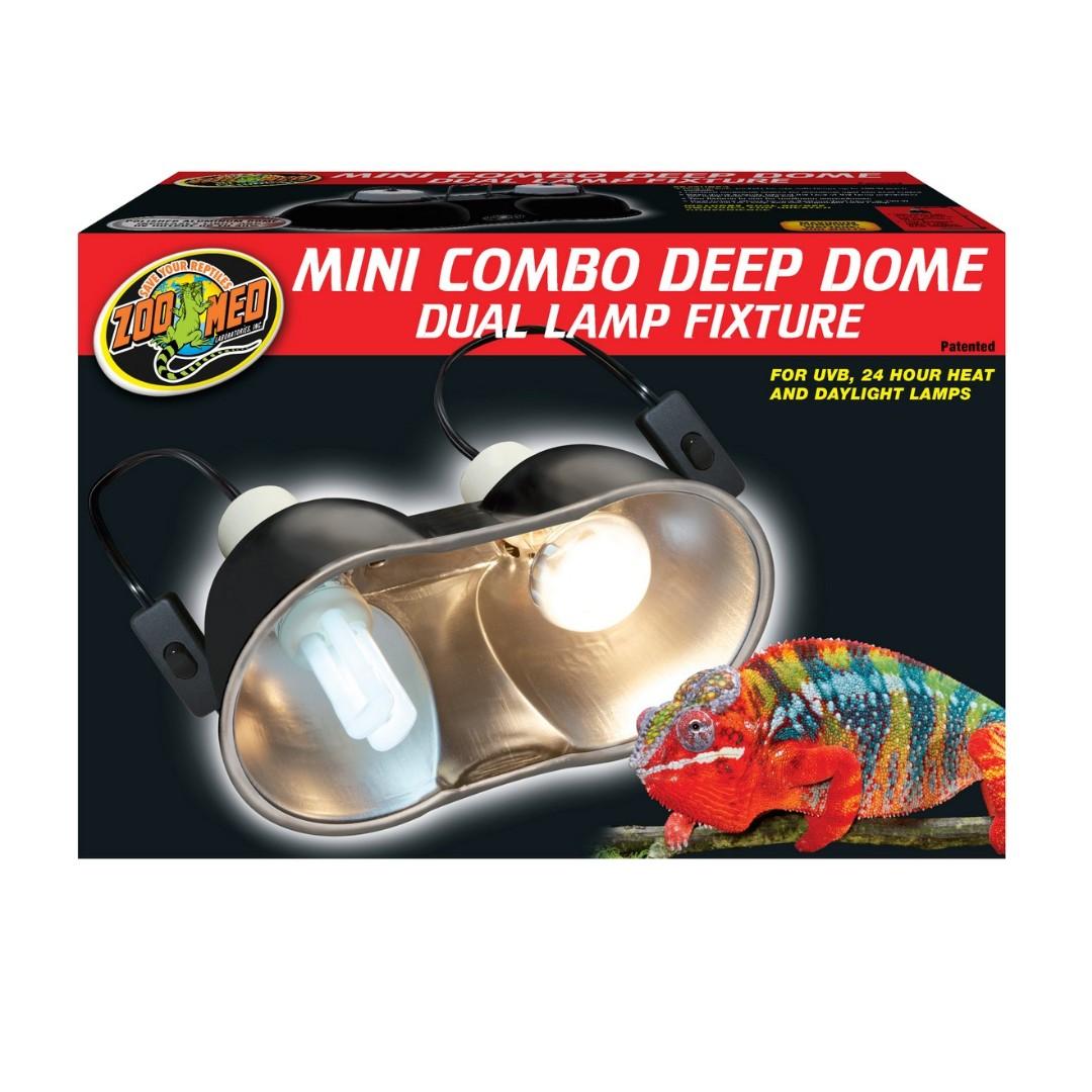 Zoo Med Mini Combo Deep Dome Lamp Fixture