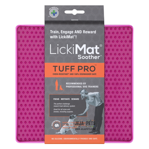 Lickimat TUFF Pro Soother Pink - 20 x 20 cm