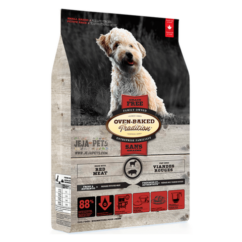 Oven-Baked Tradition Grain Free (Red Meat) for Small Breed Dogs - 2.27kg / 5.67kg