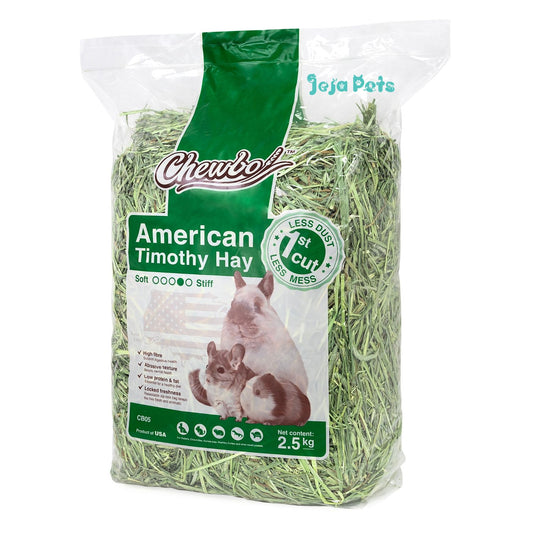 Chewbo 1st Cut Timothy Hay 2.5kg - High-Fibre Rabbit & Guinea Pig Hay
