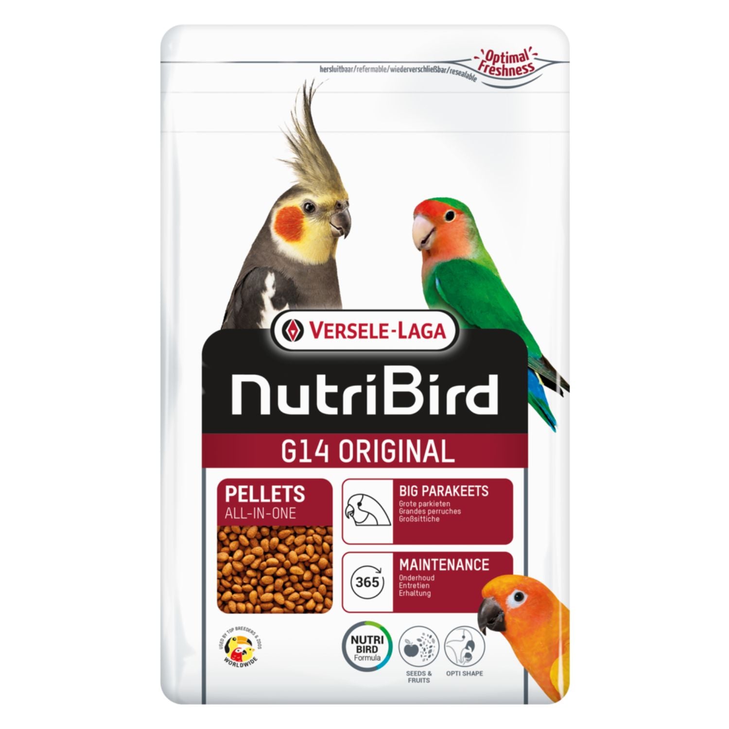 Versele-Laga NutriBird G14 Original complete parakeet pellets Singapore