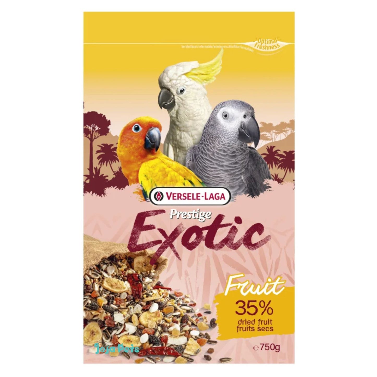 Versele-Laga Prestige Premium Exotic Parrots Fruit Mix for pet parrots