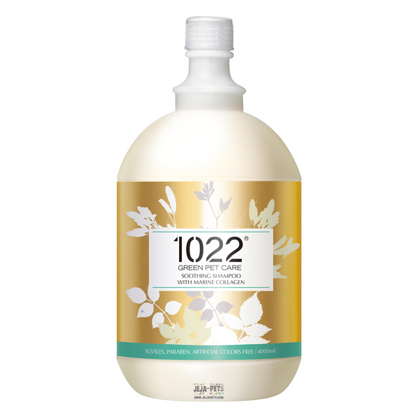 1022 Green Pet Soothing Shampoo for Dogs - 310ml / 4L