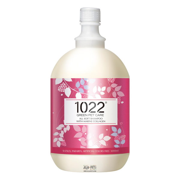 1022 Green Pet Care All Soft Shampoo for Dogs - 310ml / 4L