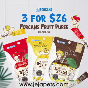 [PROMO: 3 FOR $26] Forcans Pet Dessert Fruit Puree