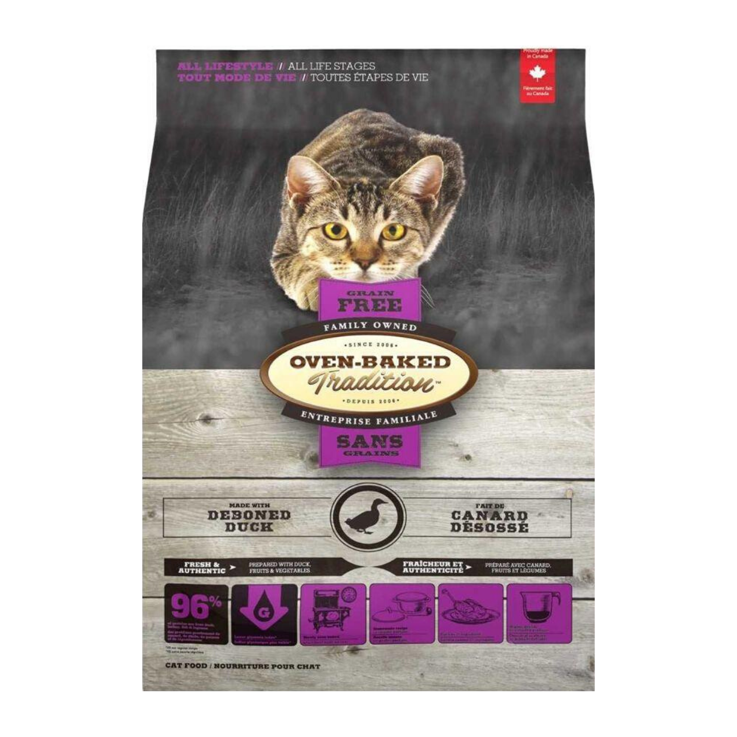 Oven-Baked Tradition Grain Free (Duck) for Cats -1.13kg / 4.54kg
