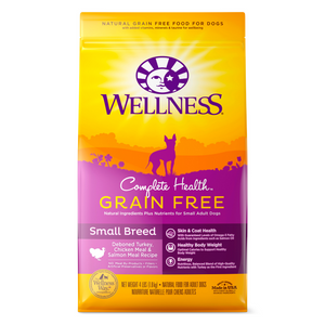 Wellness Complete Health Grain Free for Small Breed - (Deboned Turkey, Chicken Meal and Salmon Meal) - 1.81kg / 4.99kg