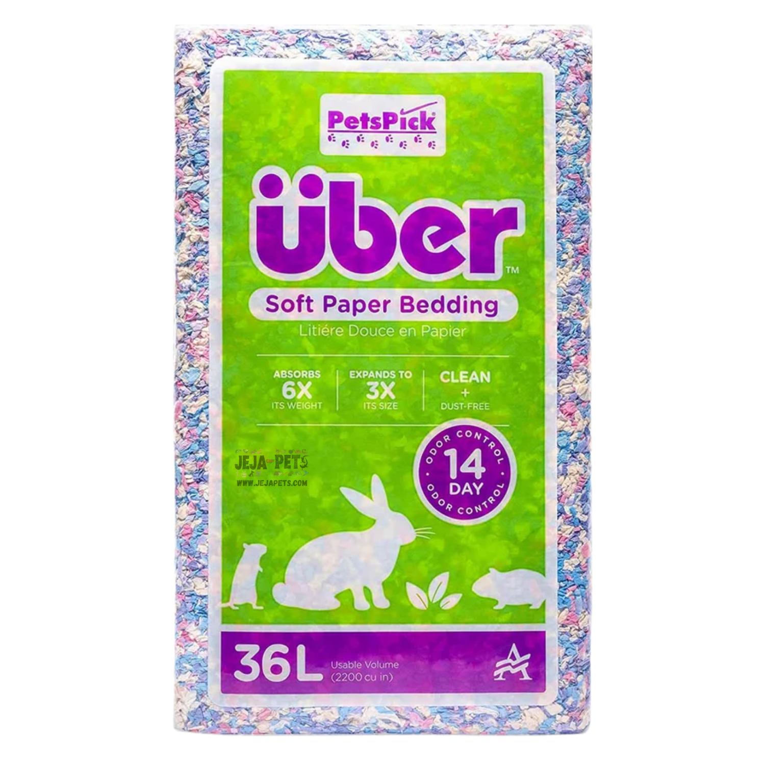 PetsPick Soft Confetti Paper Bedding - 36L