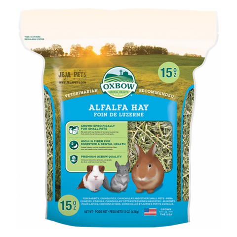 Oxbow Alfalfa Hay - 425.25g / 1.13kg / 4.08kg