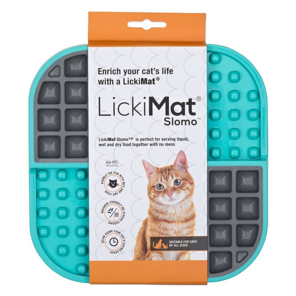 Lickimat Slomo (Cats) Orange - 20 x 20 cm