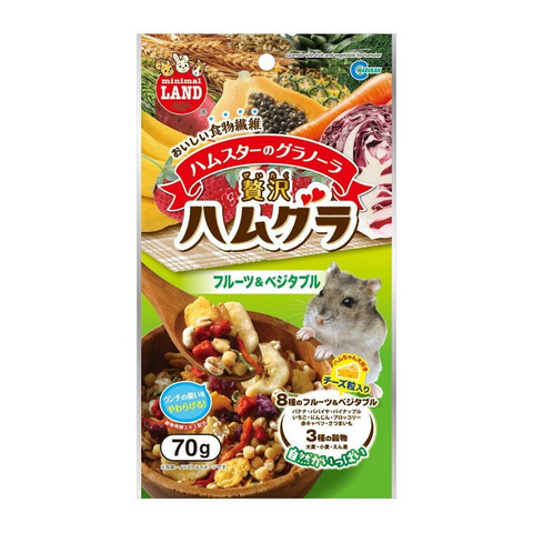 Marukan Granola with Fruit & Vegetables for Hamster - 70g