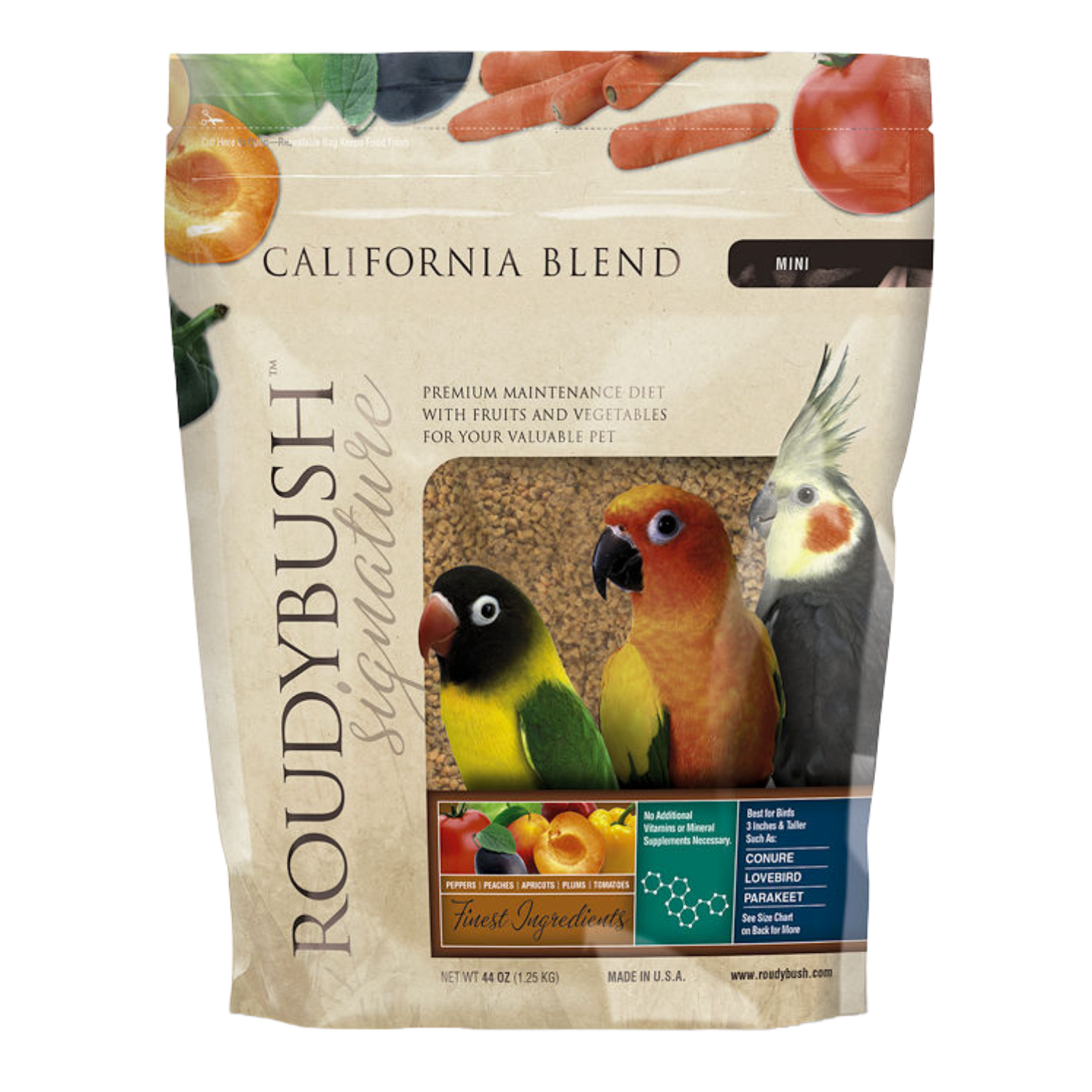 Roudybush California Blend (Mini) - 1.25kg / 4.54kg