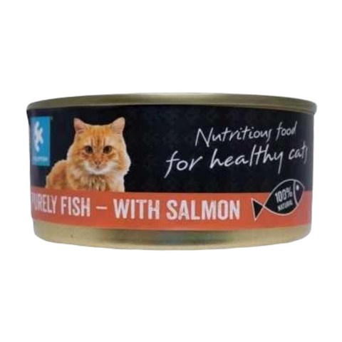 PurelyFish Purely (Salmon & Whitefish) for Cats 170g Can