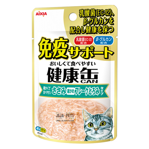 Aixia Kenko Pouch Immunity Support Chicken Fillet Flake with Rich Sauce - 40g