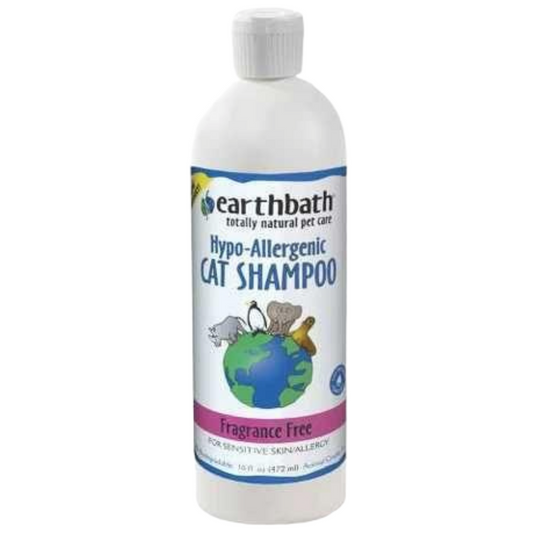 Earthbath Hypo-Allergenic Cat Shampoo (Fragrance Free)  - 472ml / 3785ml