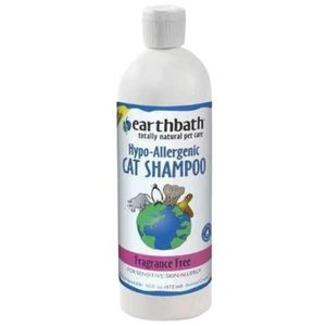 Earthbath Hypo-Allergenic Cat Shampoo (Fragrance Free)  - 472ml / 3785ml