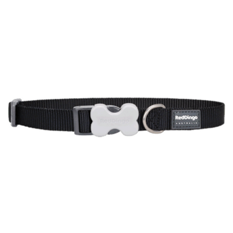 Red Dingo Bucklebone Collar - Classic Range (Black)