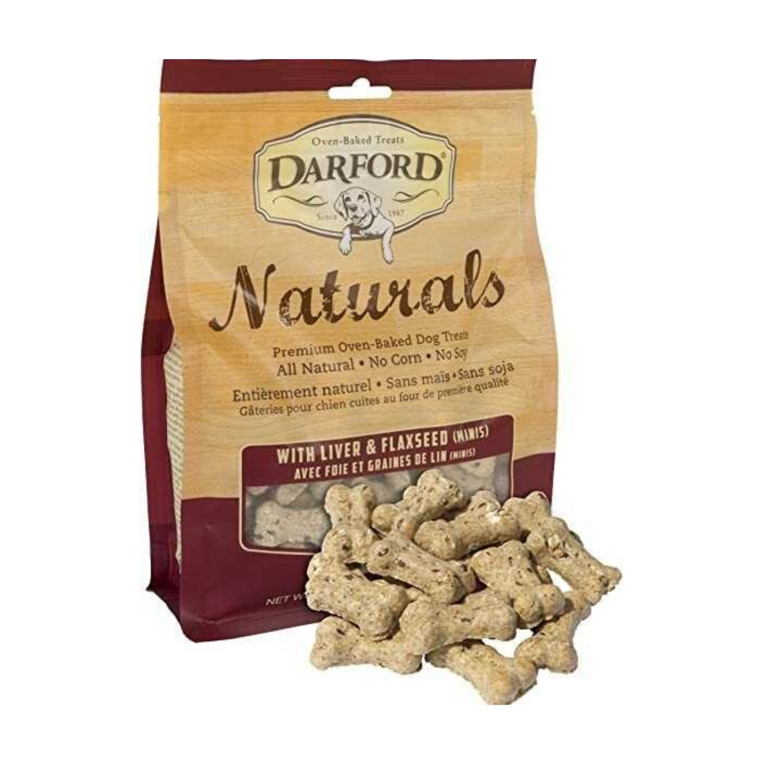 [DISCONTINUED] Darford Naturals (Liver & Flaxseed Minis) for Dogs - 170g / 400g