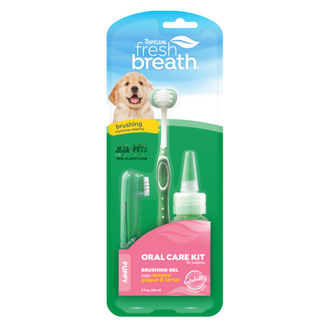 Tropiclean Fresh Breath Oral Care Kit (For Puppies)