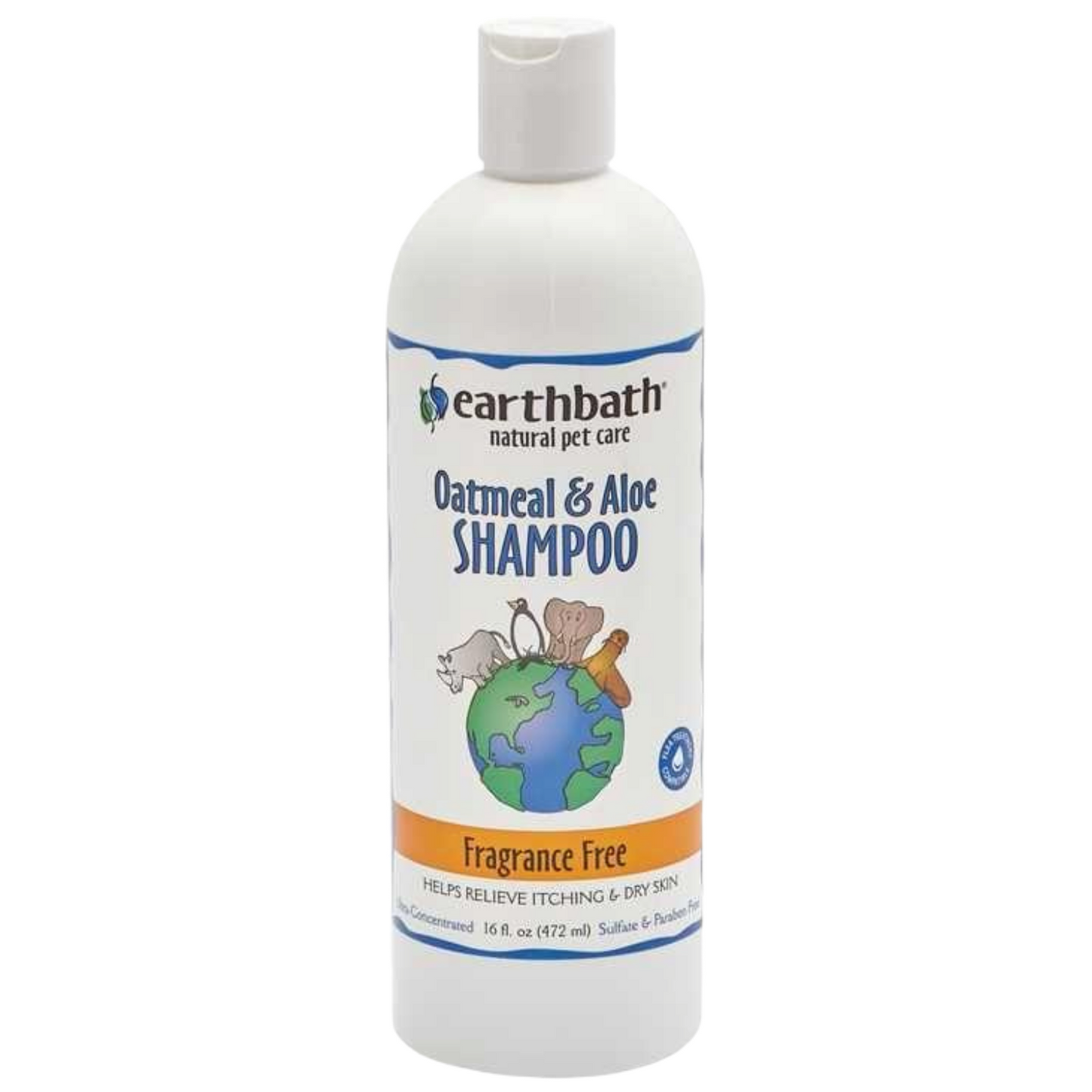 Earthbath Oatmeal & Aloe Shampoo (Fragrance Free)  - 472ml / 3785ml