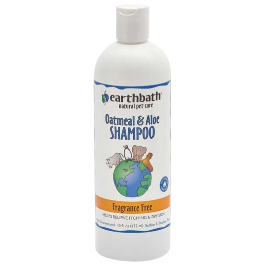 Earthbath Oatmeal & Aloe Shampoo (Fragrance Free)  - 472ml / 3785ml