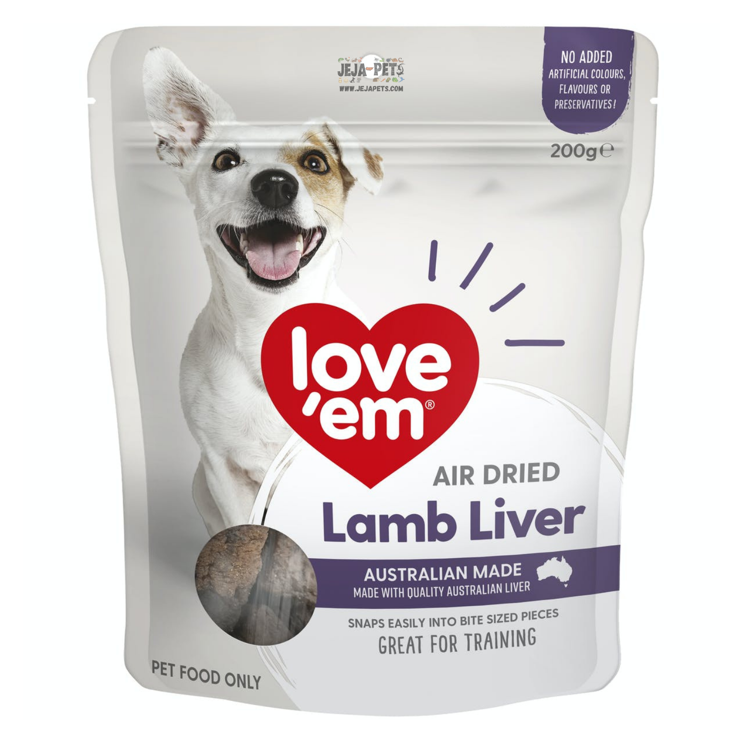 Love'em Air Dried Lamb Liver - 200g