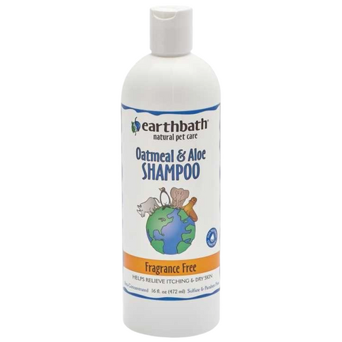 Earthbath Oatmeal & Aloe Shampoo (Fragrance Free)  - 472ml / 3785ml