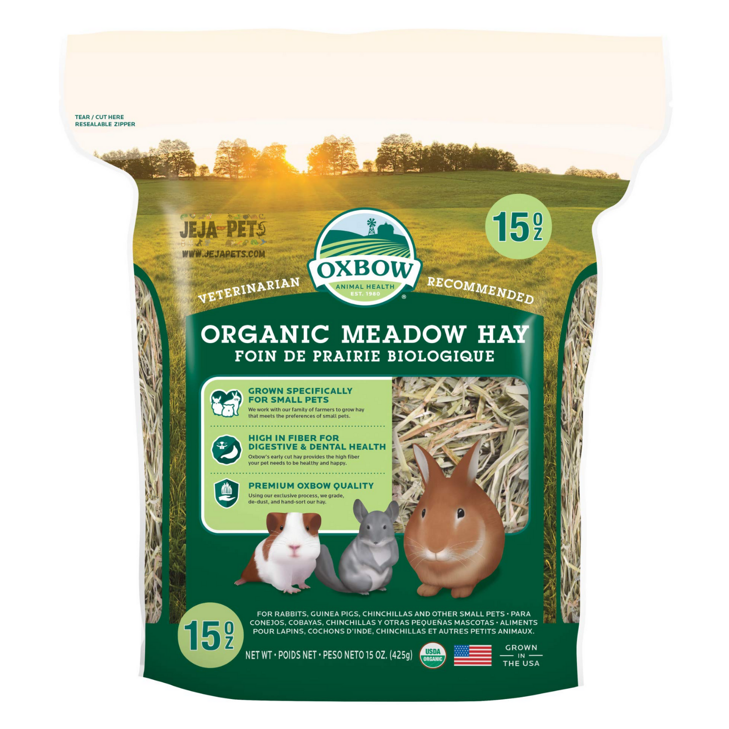 Oxbow Organic Meadow Hay - 425.25g