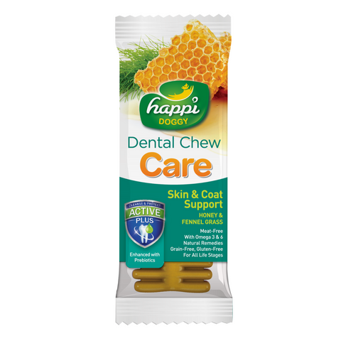 Happi Doggy Dental Chew Care (Fennel Grass and Honey) - 10 / 50 pcs
