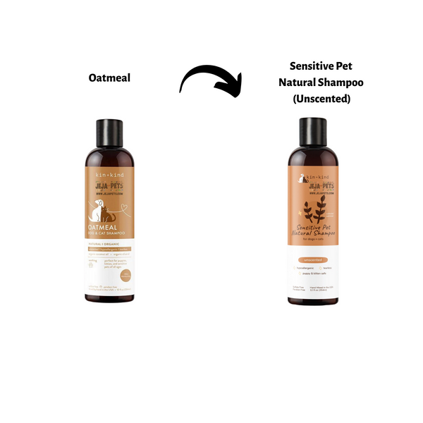 Kin+Kind Sensitive Skin Natural Shampoo (Oatmeal Unscented) - 354ml