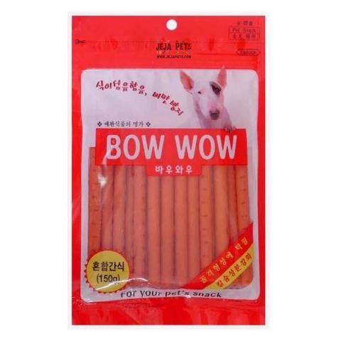 [DISCONTINUED] Bow Wow Salmon Cheese Roll Stick Dog Treat - 120g